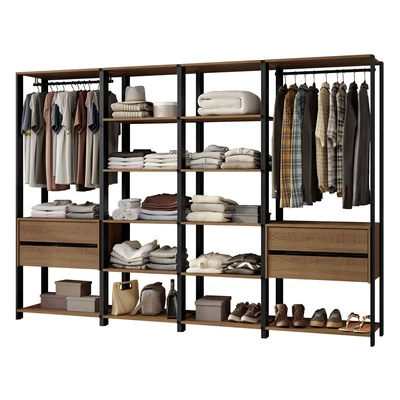 Closet roupeiro organizador vista alternativa