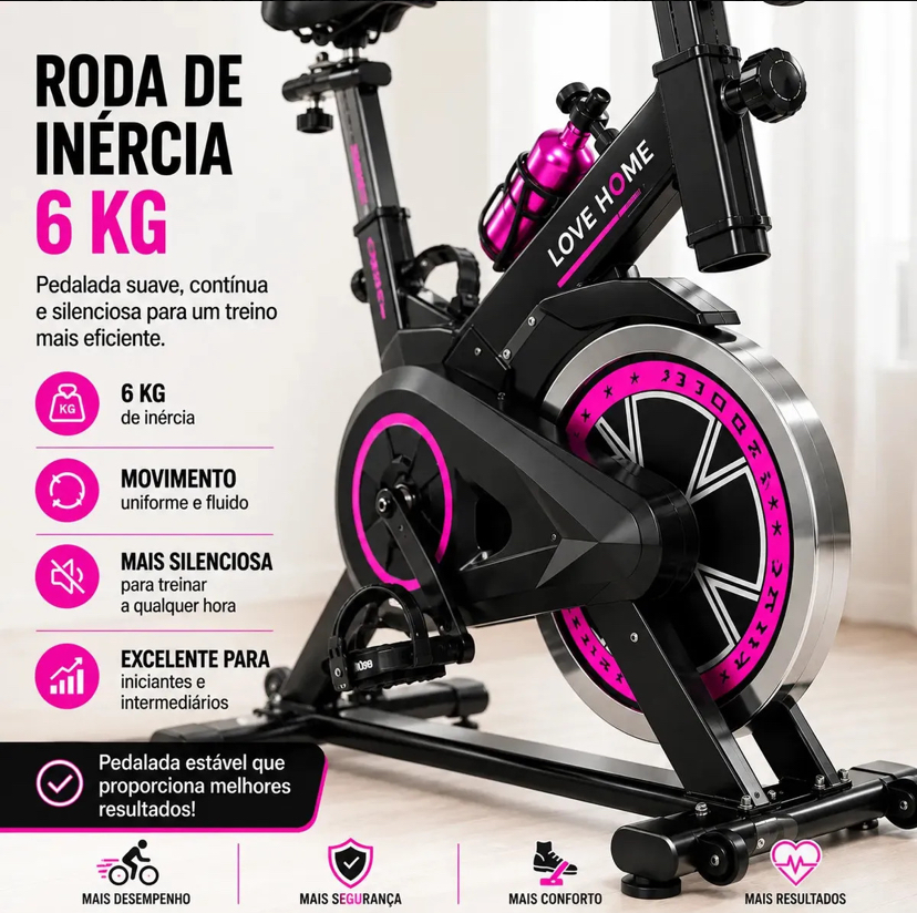 Roda de inércia da Bicicleta Ergométrica
